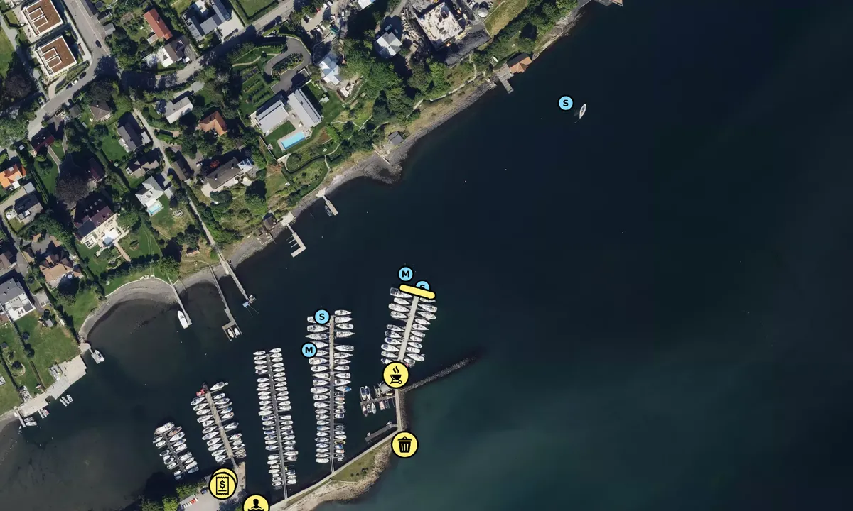 Satelite image of Oslo Seilforening