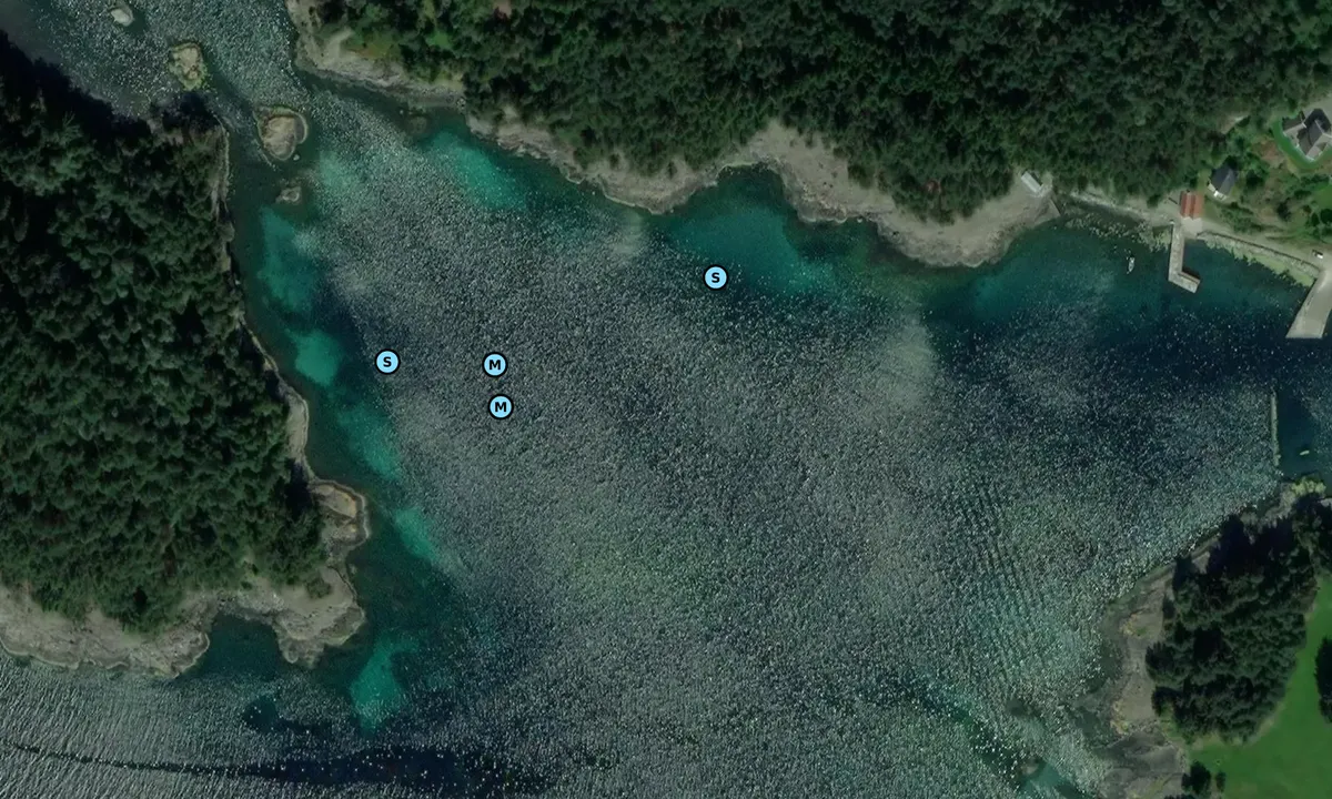 Satelite image of Østabøvågen