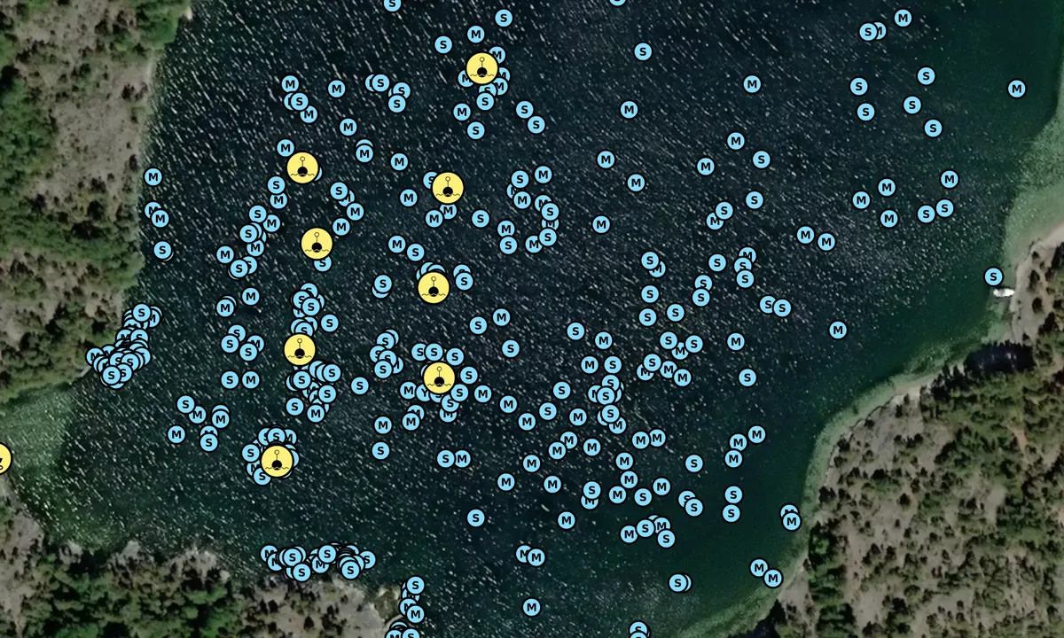Satelite image of Östermarsfladen