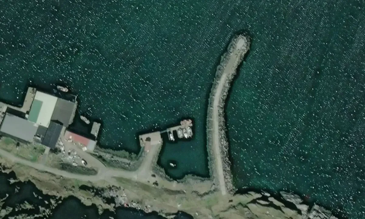 Satelite image of Østervågen