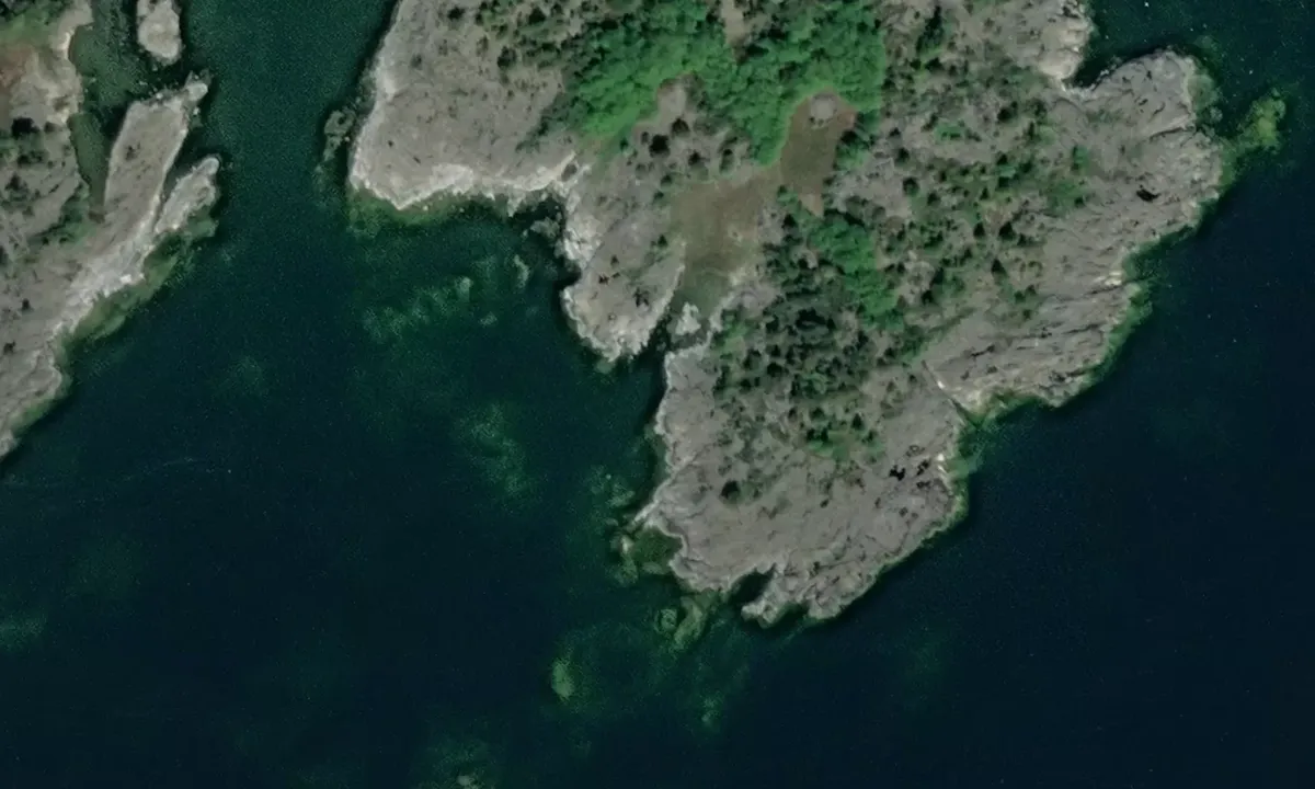 Satelite image of Östra Vidskären