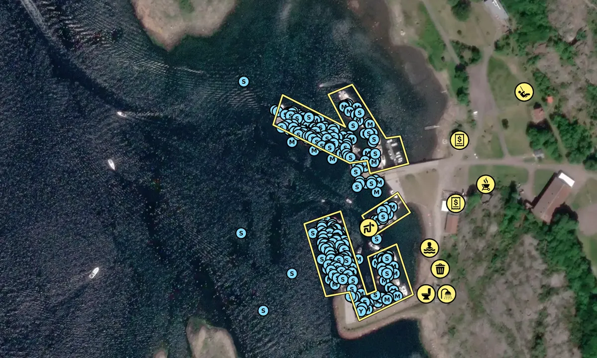 Satelite image of Østre Bolærne