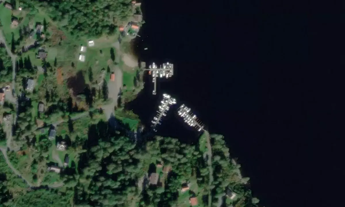 Satelite image of Østre Otteid