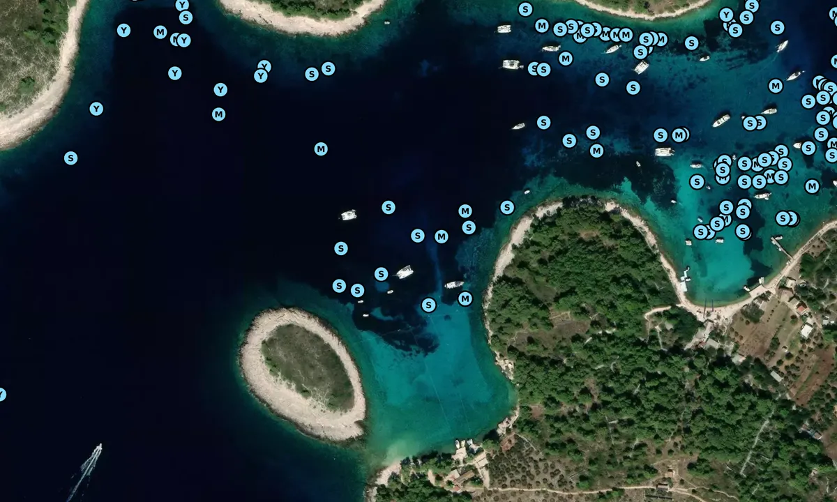 Flyfoto av Otok Marinkovac Mlini