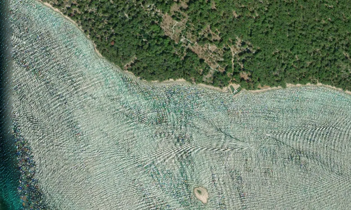 Satelite image of Otok Vrgada (S)