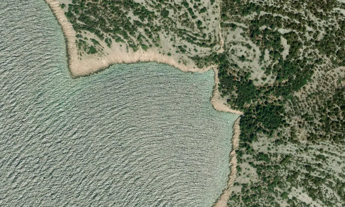 Satelite image of Otok Zirje