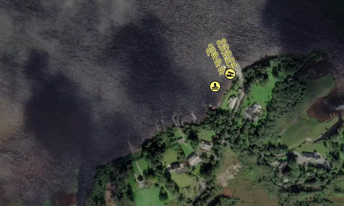 Satelite image of Oughterard Pier