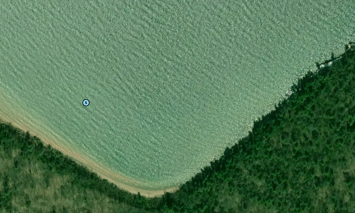 Satelite image of Outer Island North Bay