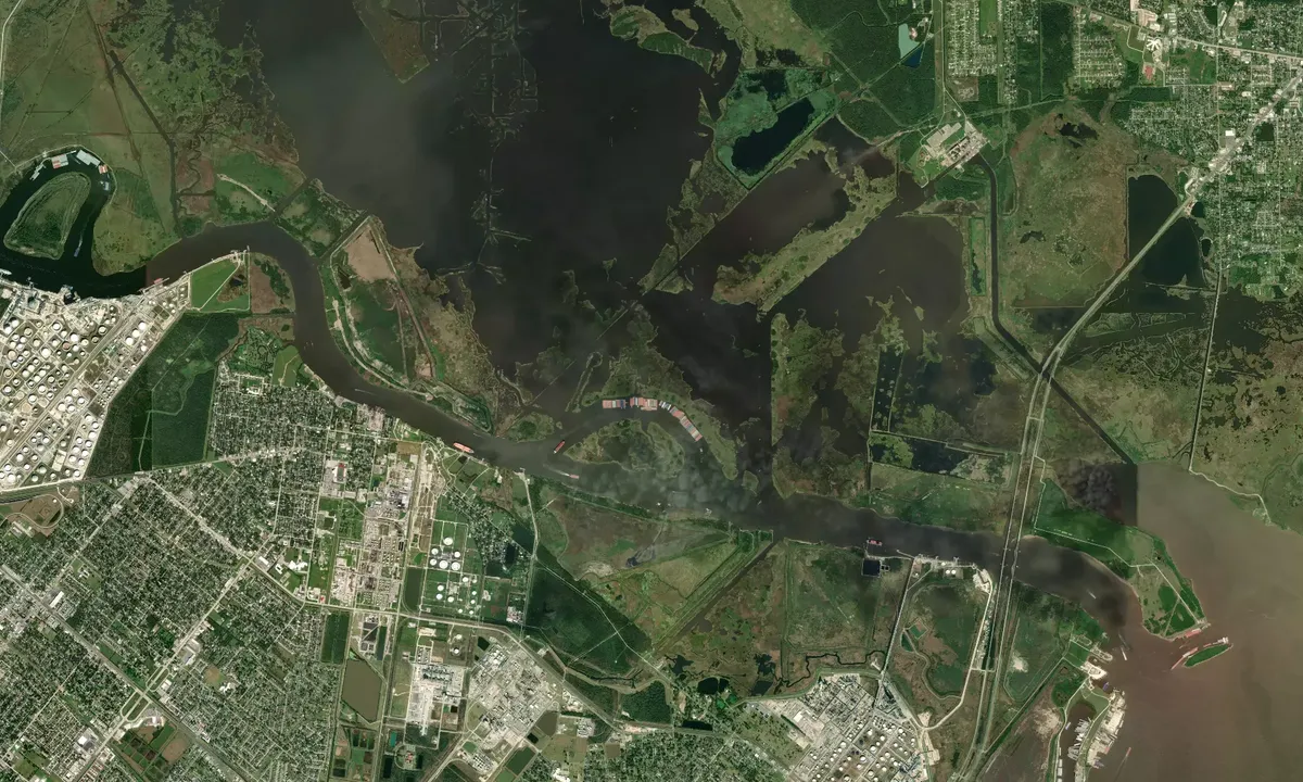 Flyfoto av Oxbow - Port Neches