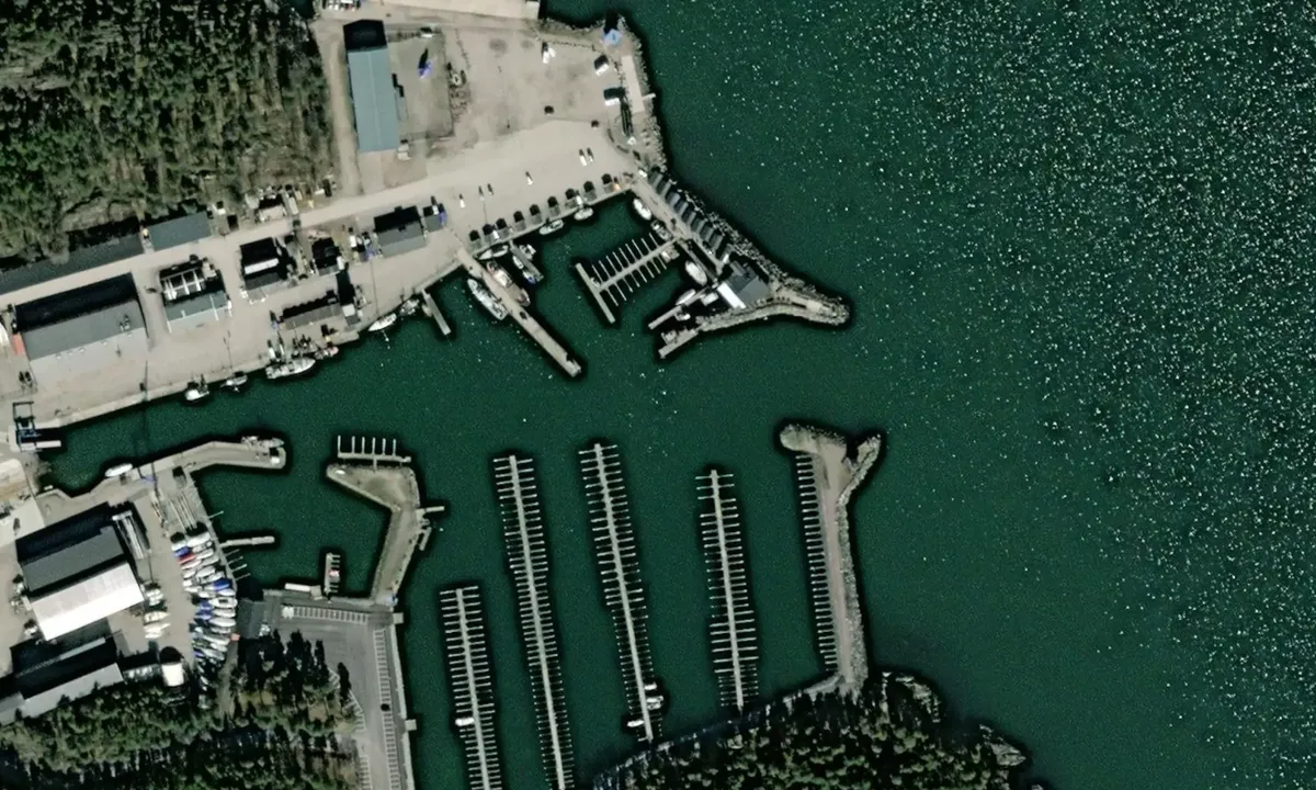 Flyfoto av Oxelösund - Fiskehamnen