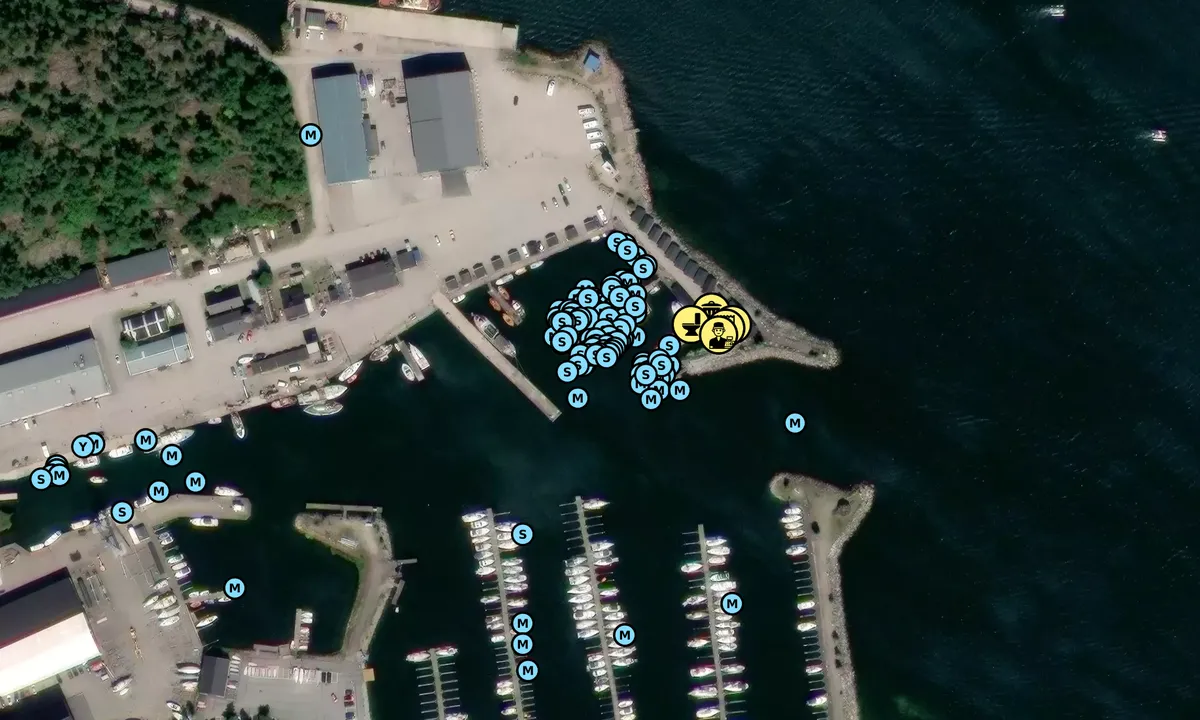 Satelite image of Oxelösund - Fiskehamnen