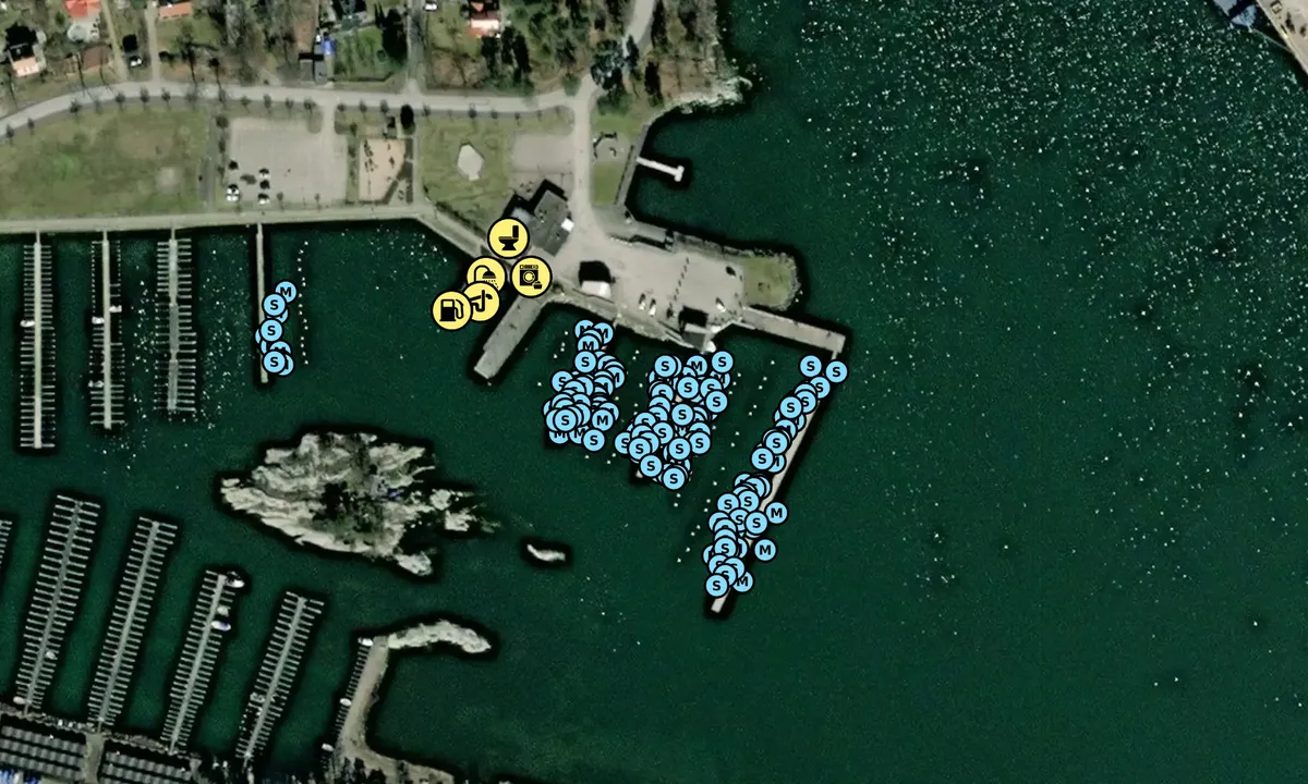 Satelite image of Oxelösunds Gästhamn