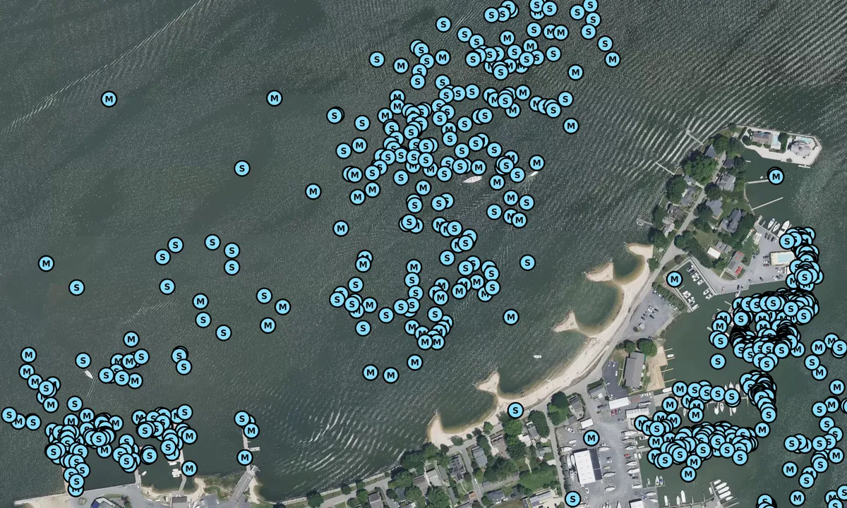 Satelite image of Oxford Strand