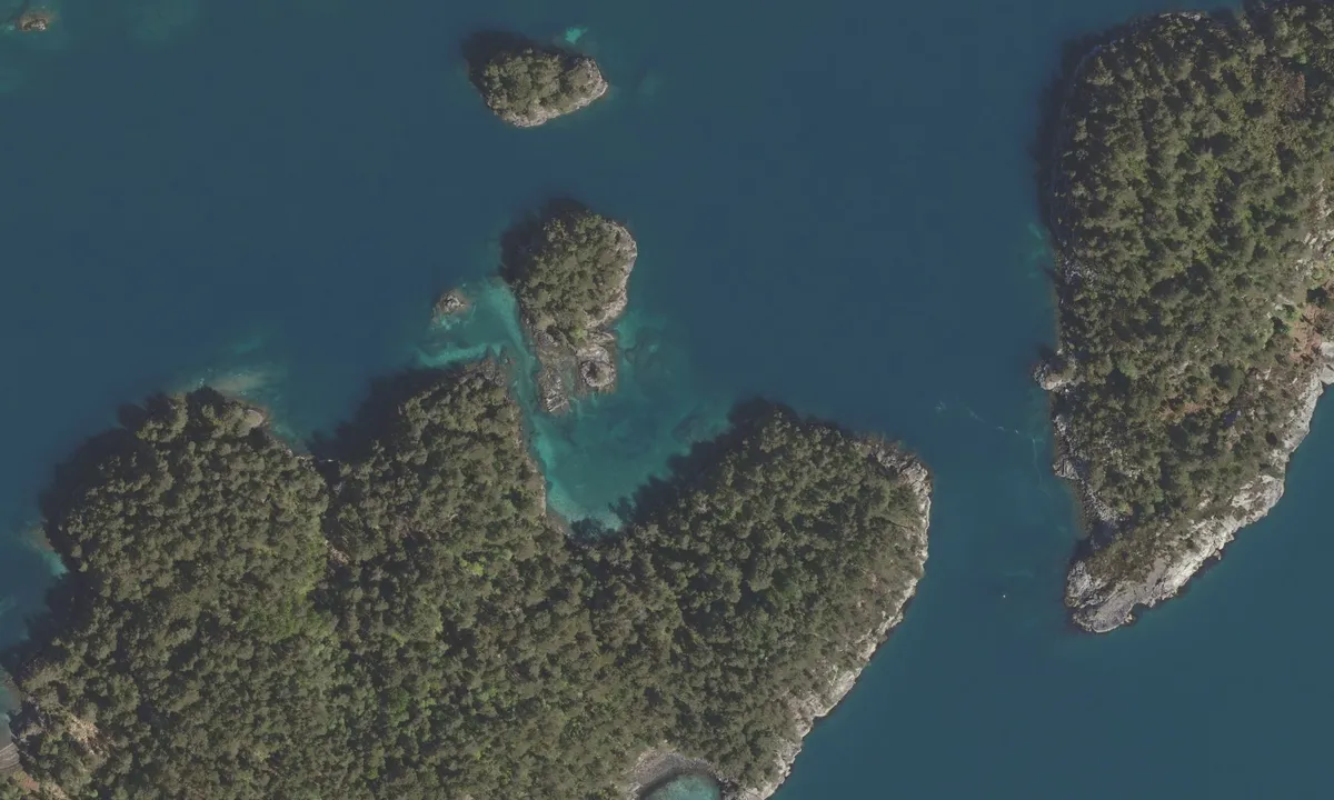 Flyfoto av Øyatangen Nord