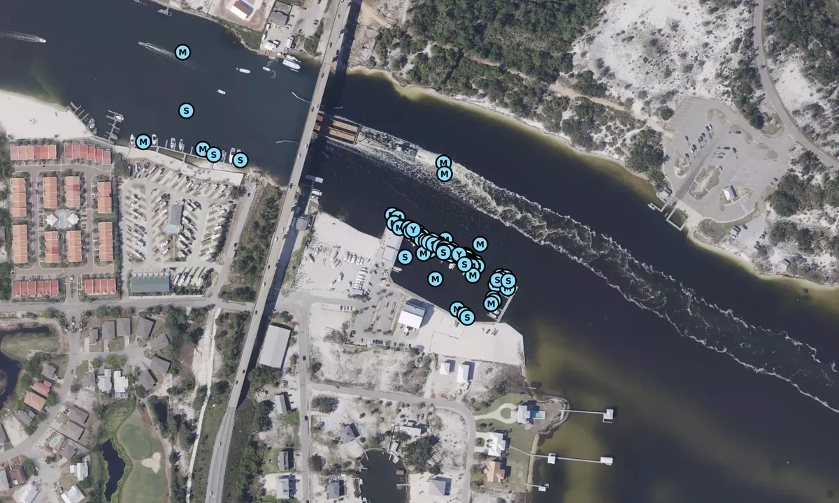 Satelite image of Oyster Bar Marina