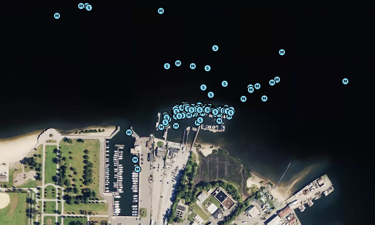 Satelite image of Oyster Bay Marine Center - Nassau