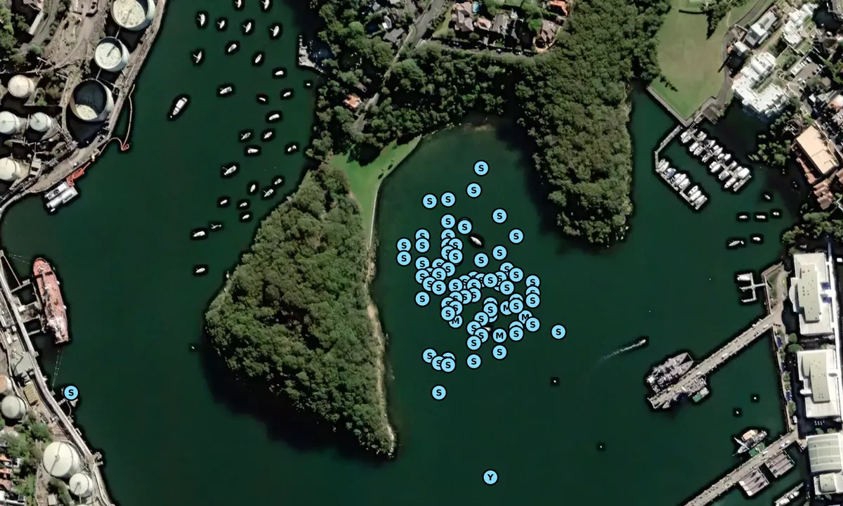 Flyfoto av Oyster Cove - Wollstonecraft