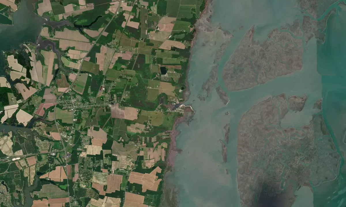 Flyfoto av Oyster Harbor