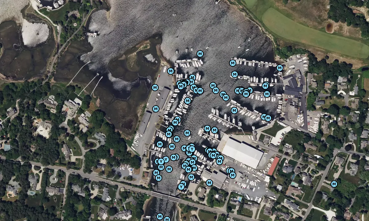 Satelite image of Oyster Harbors Marine