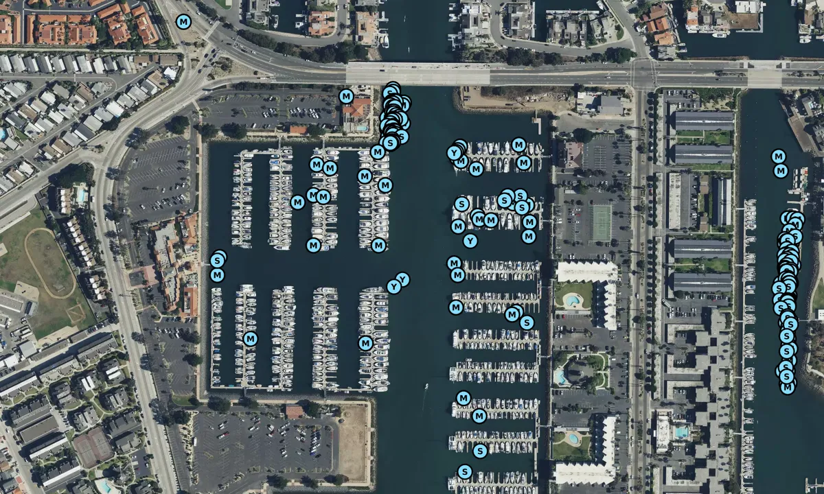 Satelite image of Pacific Corinthian Marina