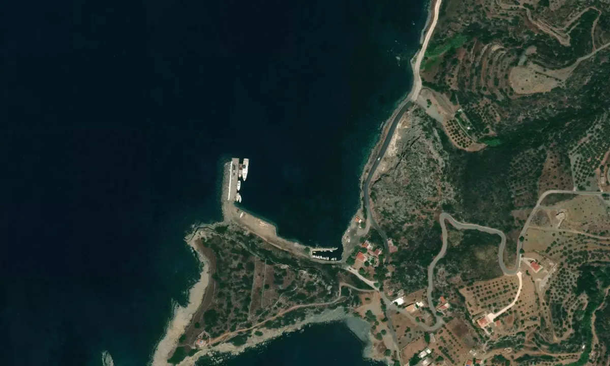 Flyfoto av Paleokastro