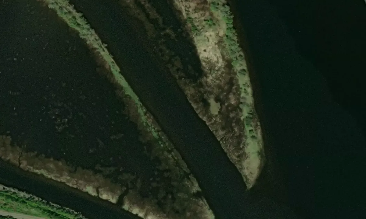 Satelite image of Palmers Creek