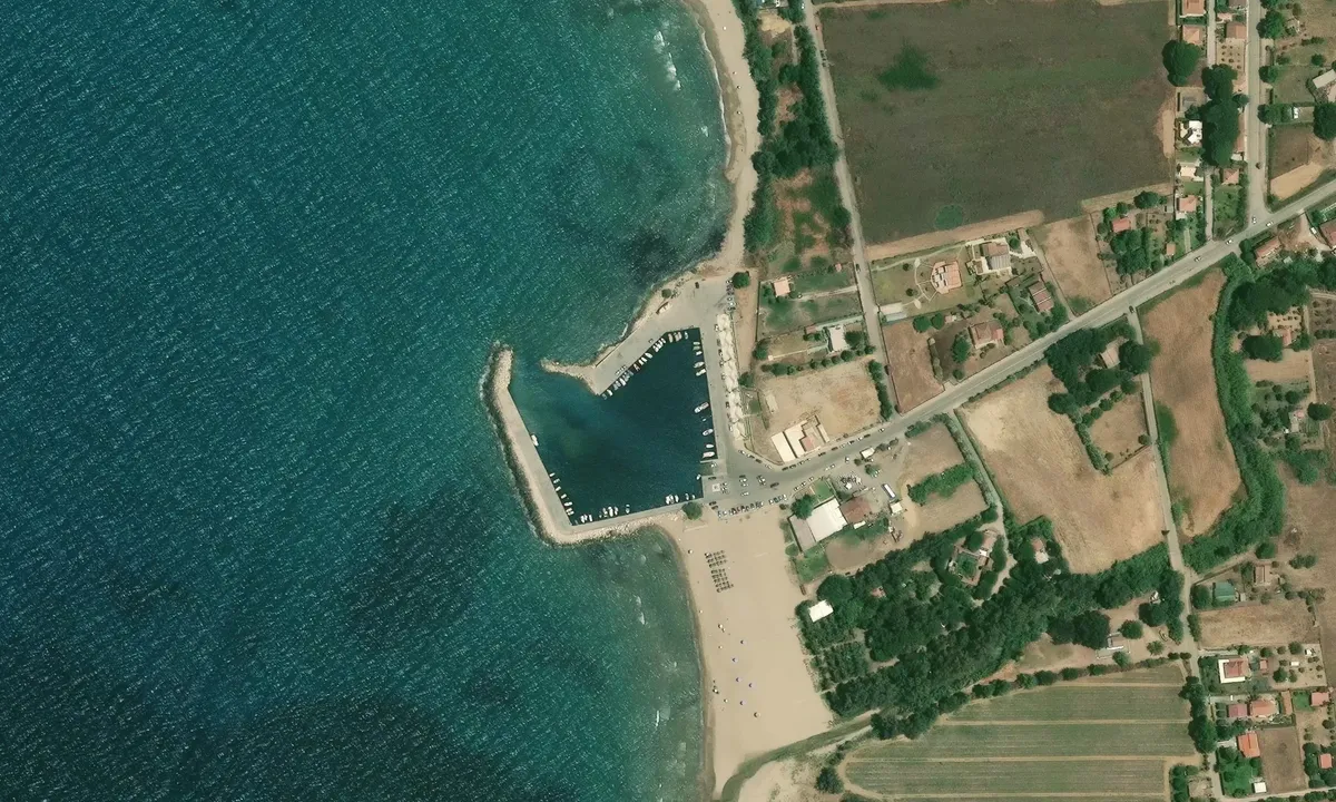 Satelite image of Palouki Harbour