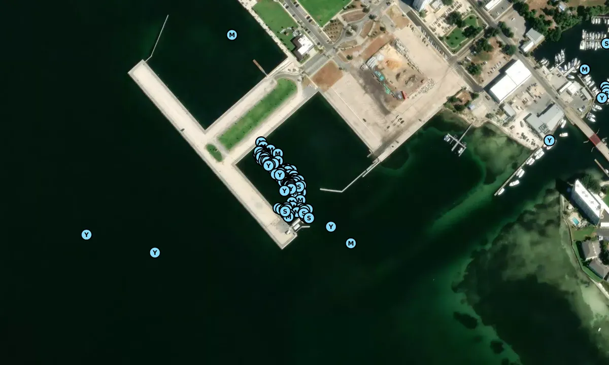 Satelite image of Panama City Marina - Bay
