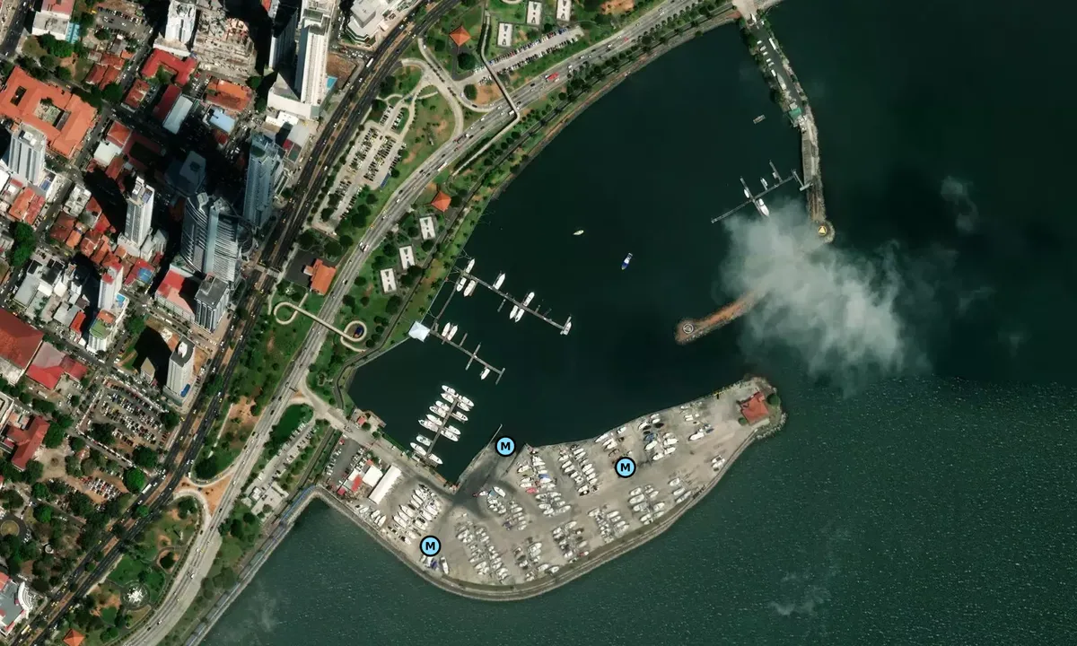 Satelite image of Panama Yacht and Fishing Club
