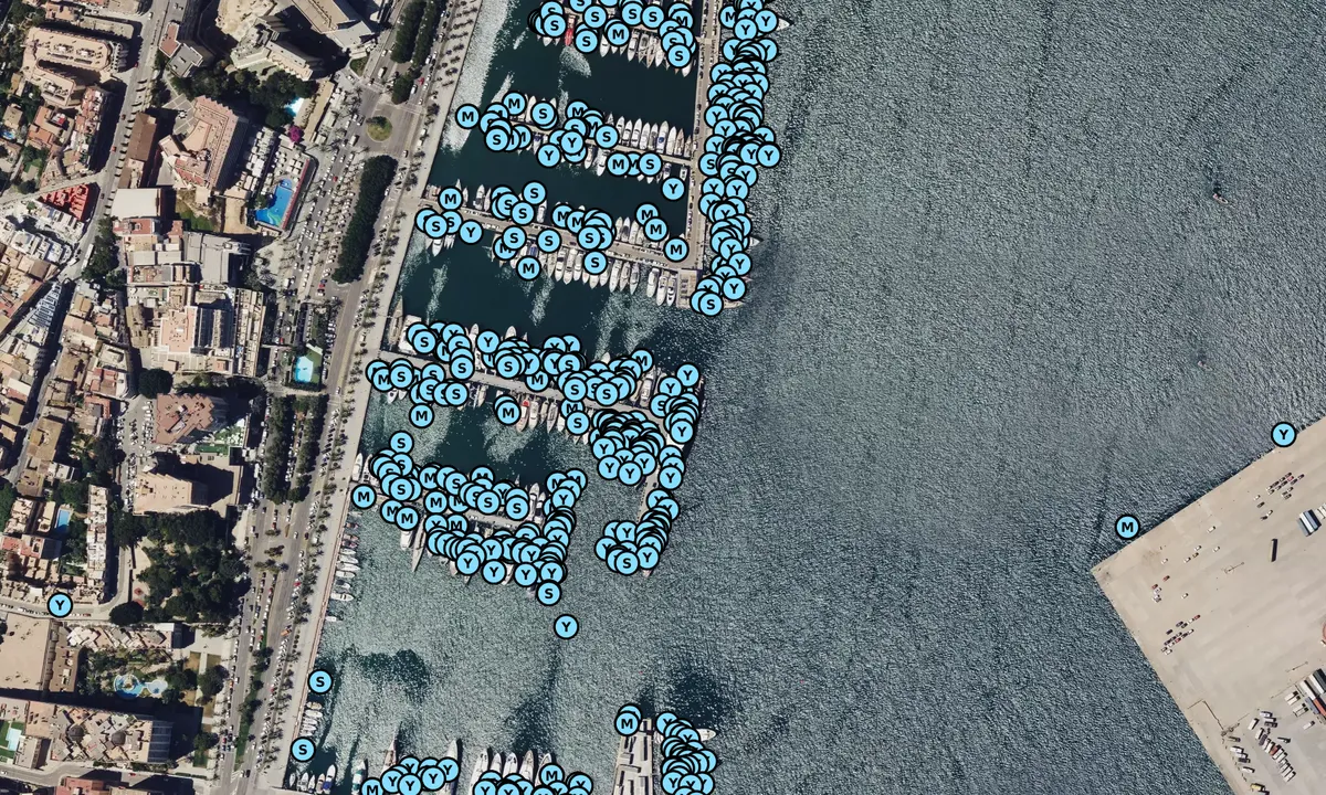 Satelite image of Pantalan del Mediterraneo