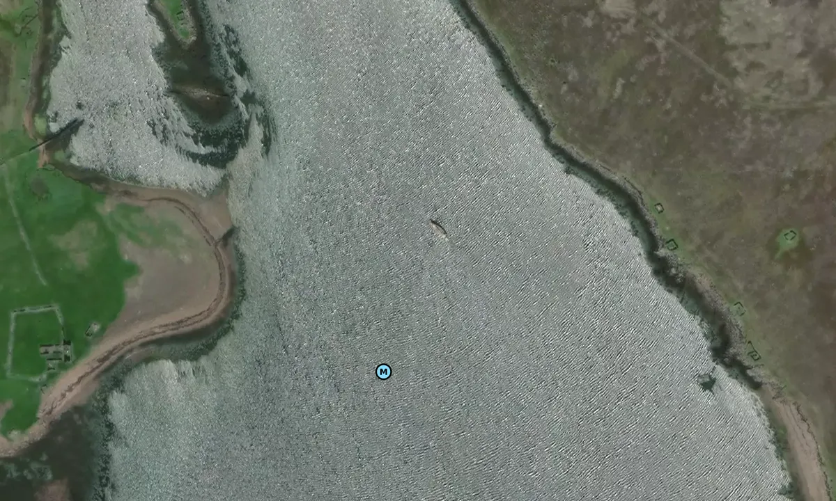 Satelite image of Papa Stour