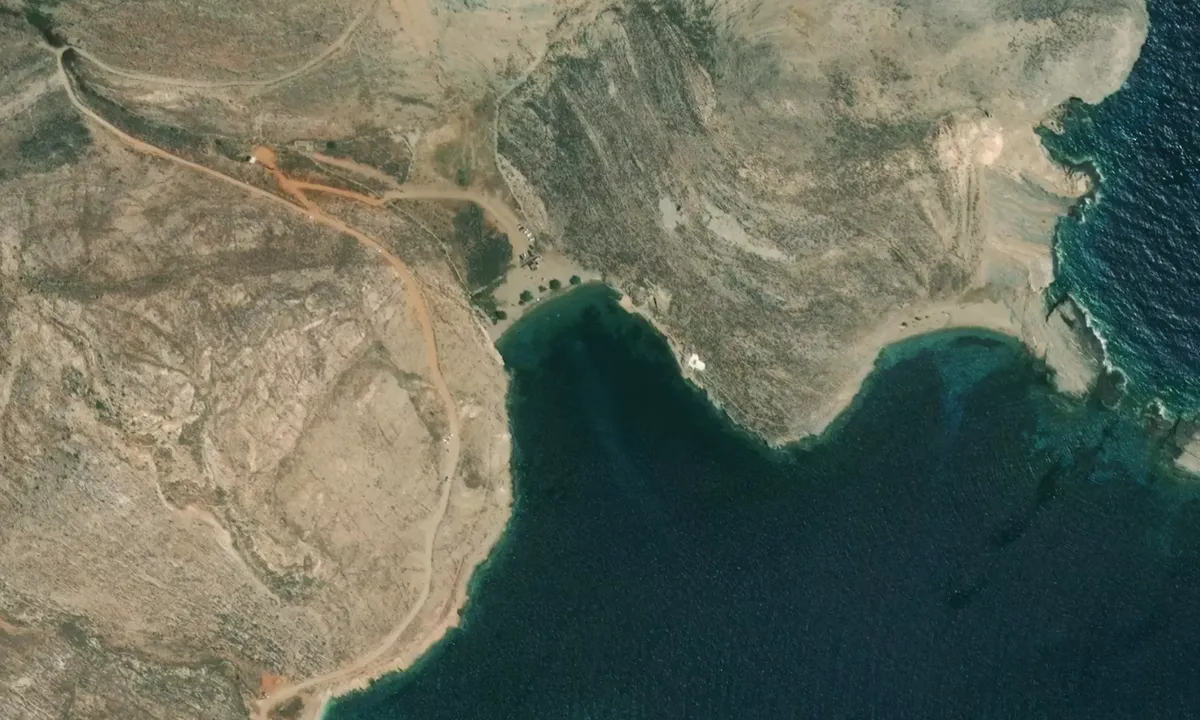 Flyfoto av Paralia Agia Thalassa