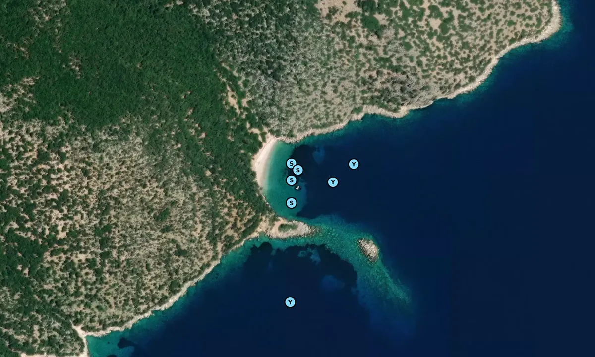 Satelite image of Paralia Pepitopoulos