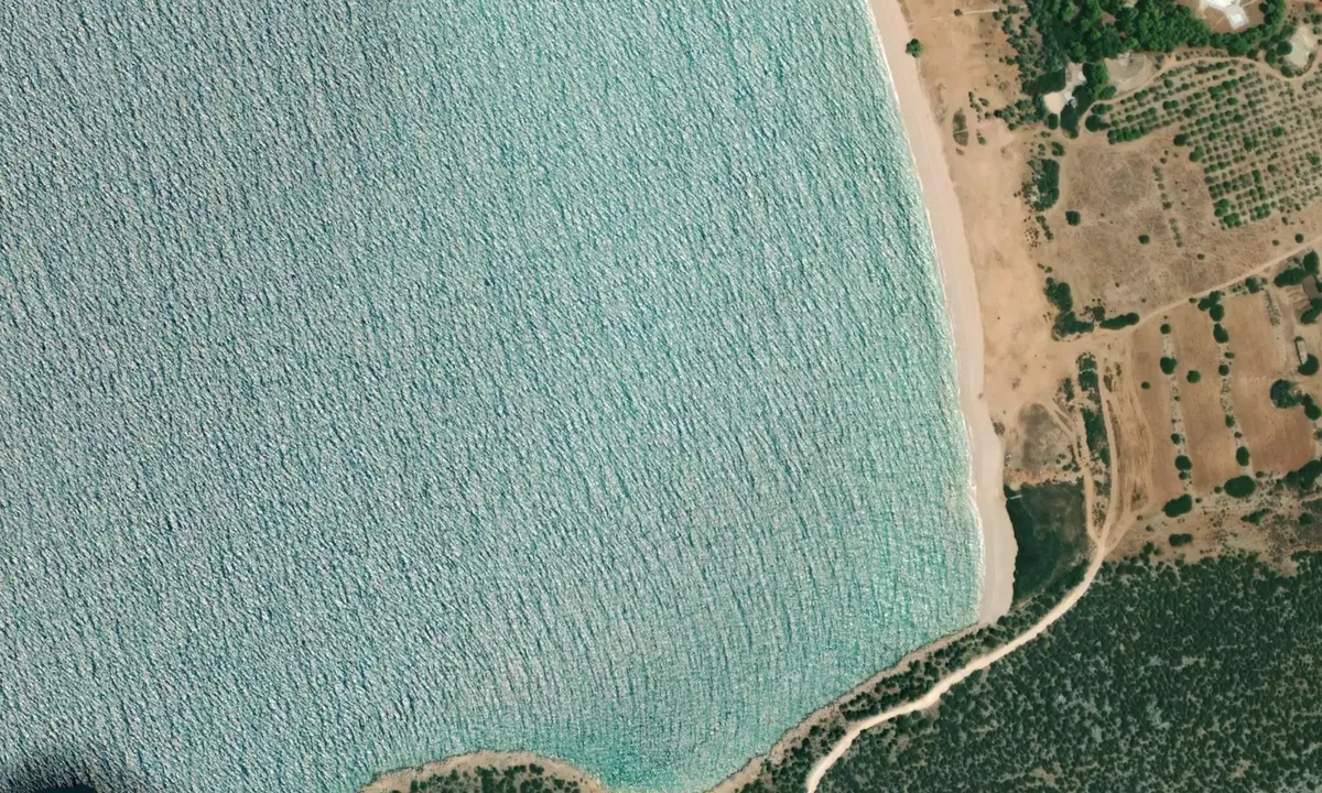 Flyfoto av Paralia Salanti