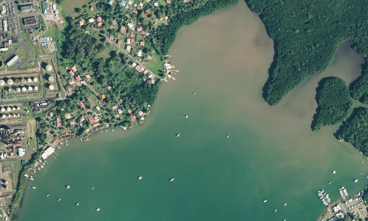 Flyfoto av Parcours Santé du Morne Cabri