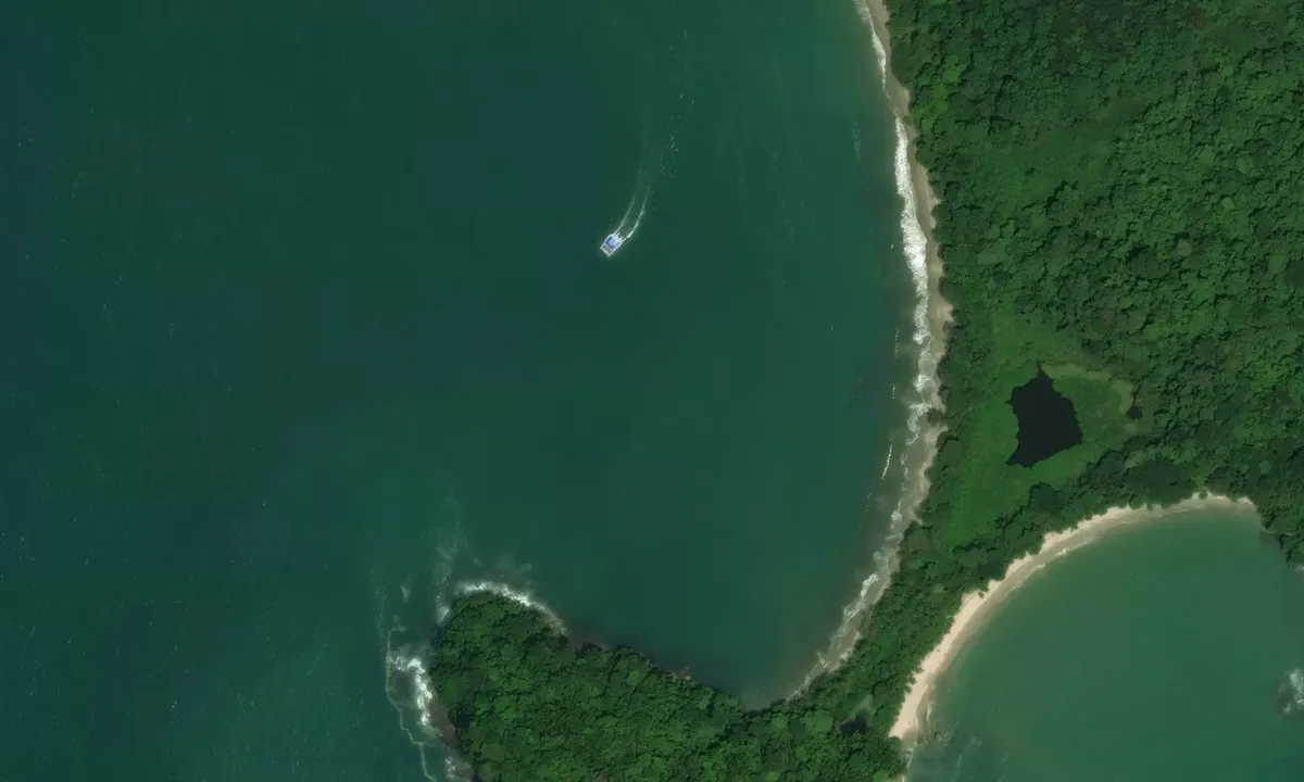 Satelite image of Parque Nacional Manuel Antonio
