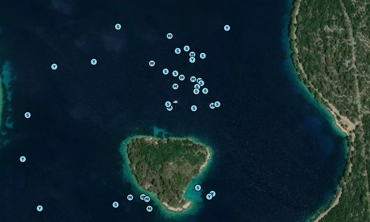 Satelite image of Pasadur - Lastovo