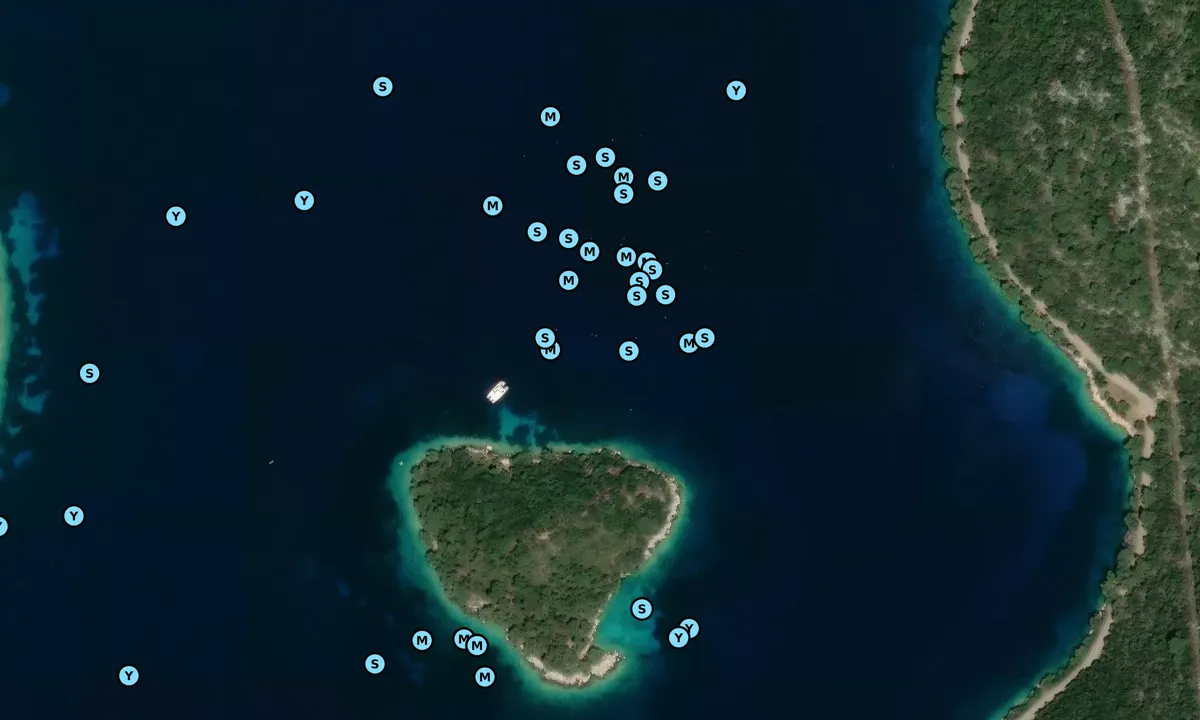 Satelite image of Pasadur - Lastovo