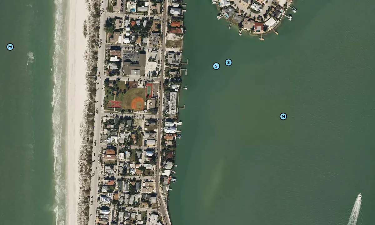 Satelite image of Pass-a-Grille