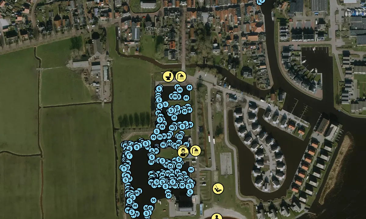 Satelite image of Passantenhaven Heegerwâl