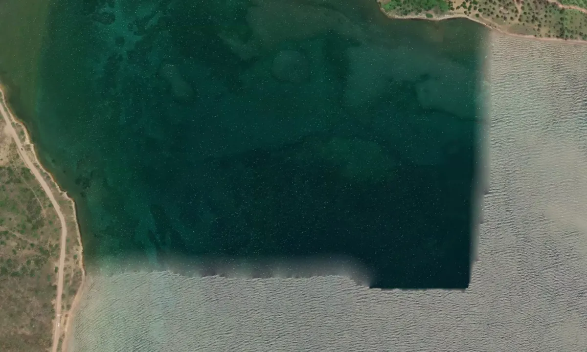 Flyfoto av Paterica Bay