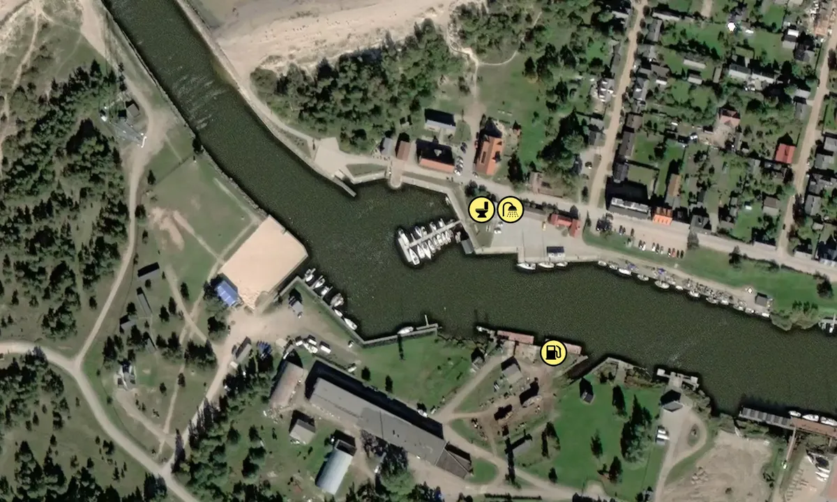 Satelite image of Pavilosta