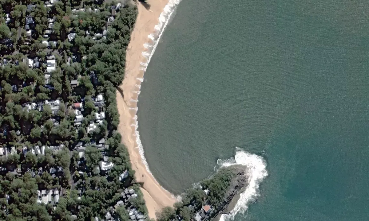 Satelite image of Pearl Beach
