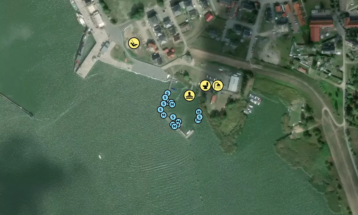 Satelite image of Peenemünde Süd