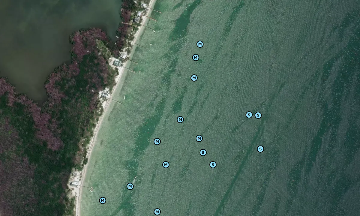 Satelite image of Pejuan Point