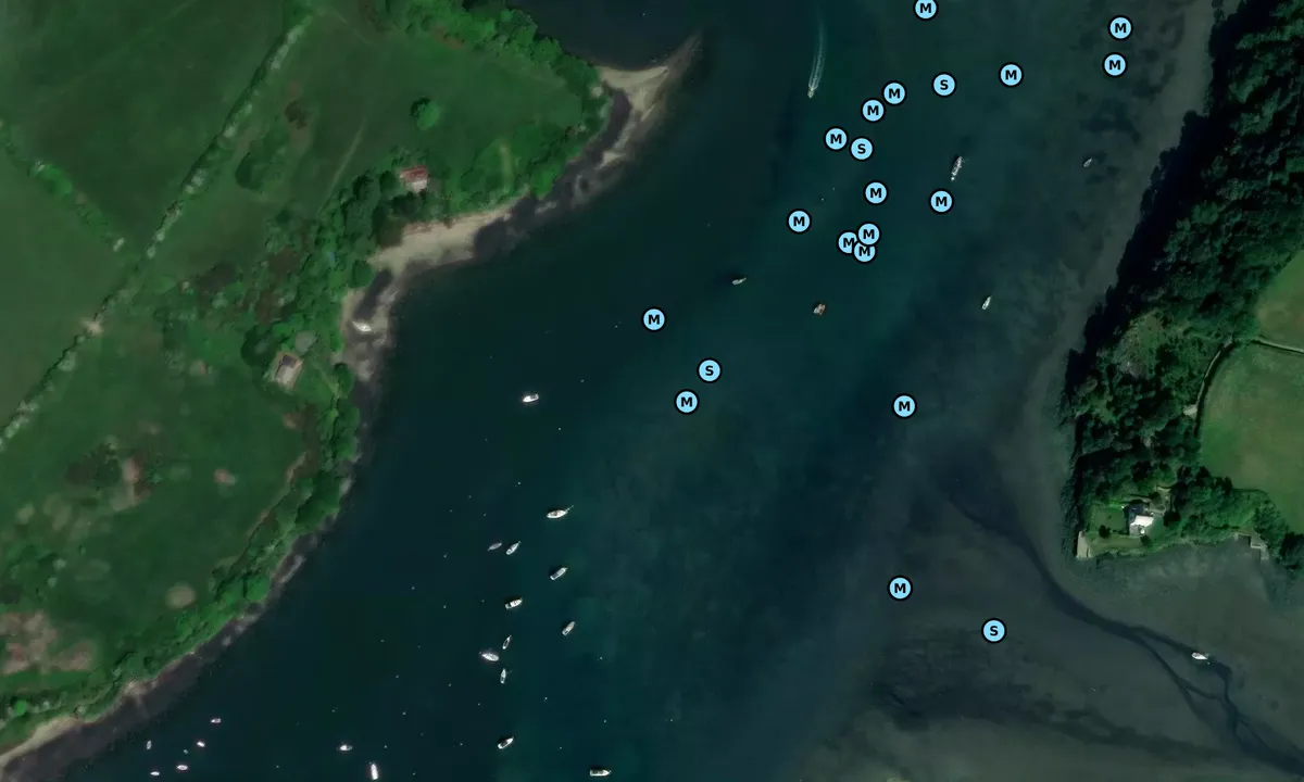 Satelite image of Percuil river