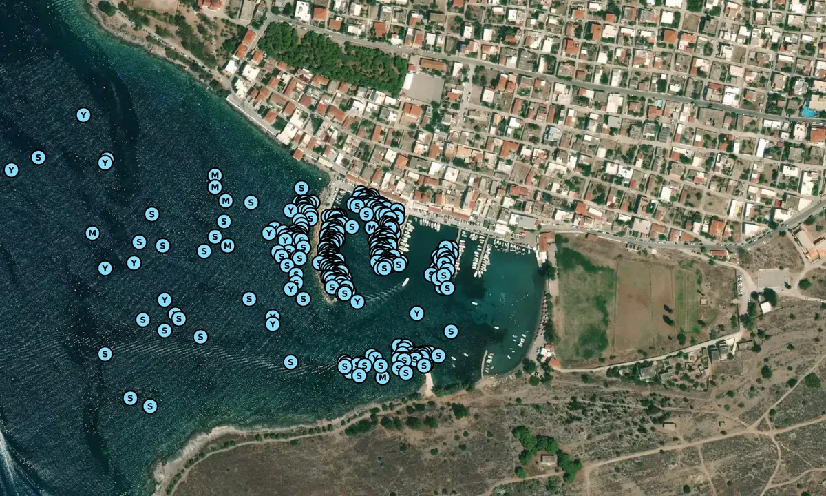 Satelite image of Perdika Town