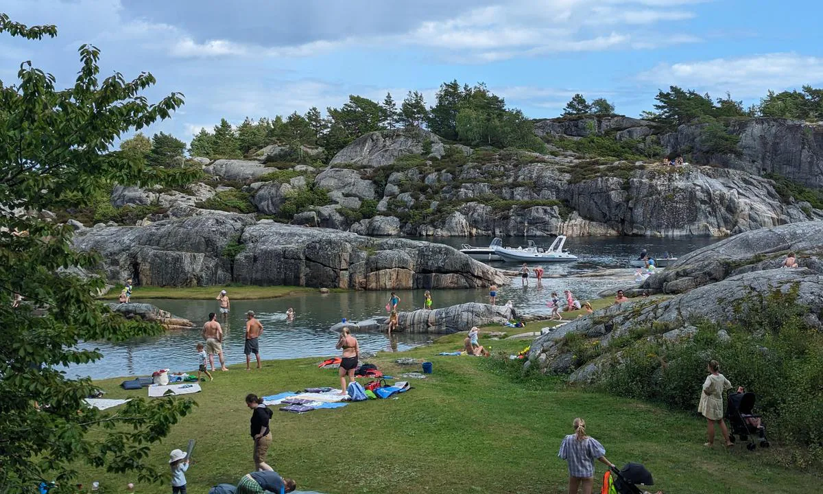 Perleporten: Idyllisk badeplass spesielt tilpasset det aller yngste