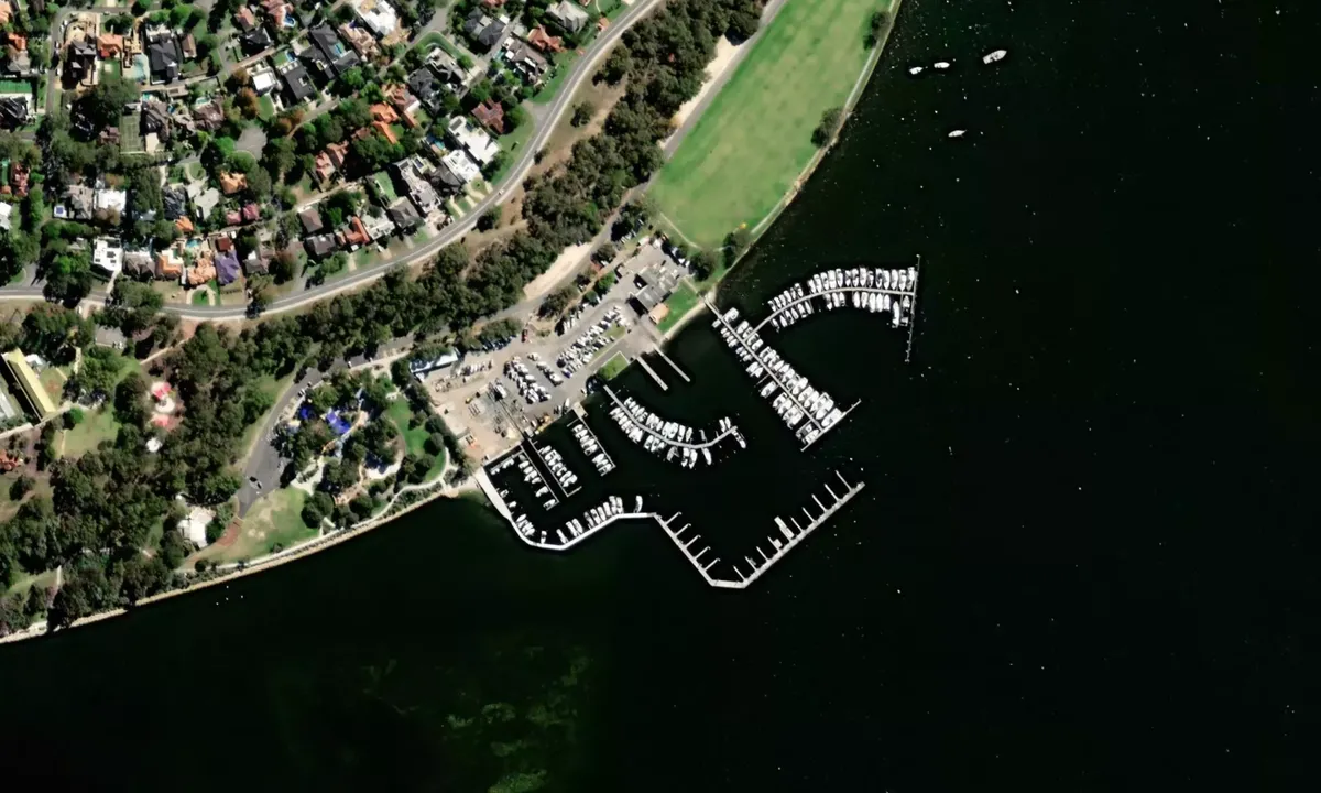 Flyfoto av Perth Flying Squadron Yacht Club