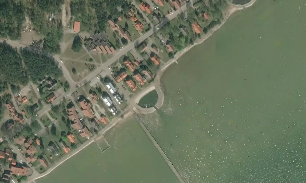 Satelite image of Pervalka Pier